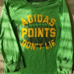 Adidas youth 6 long sleeve shirt